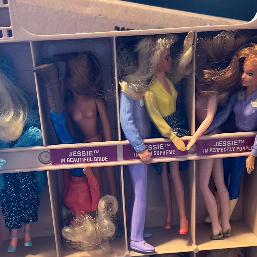 Kenner Glamour Gals Showplace Case Vintage lot mini dolls - Picture 7 of 16